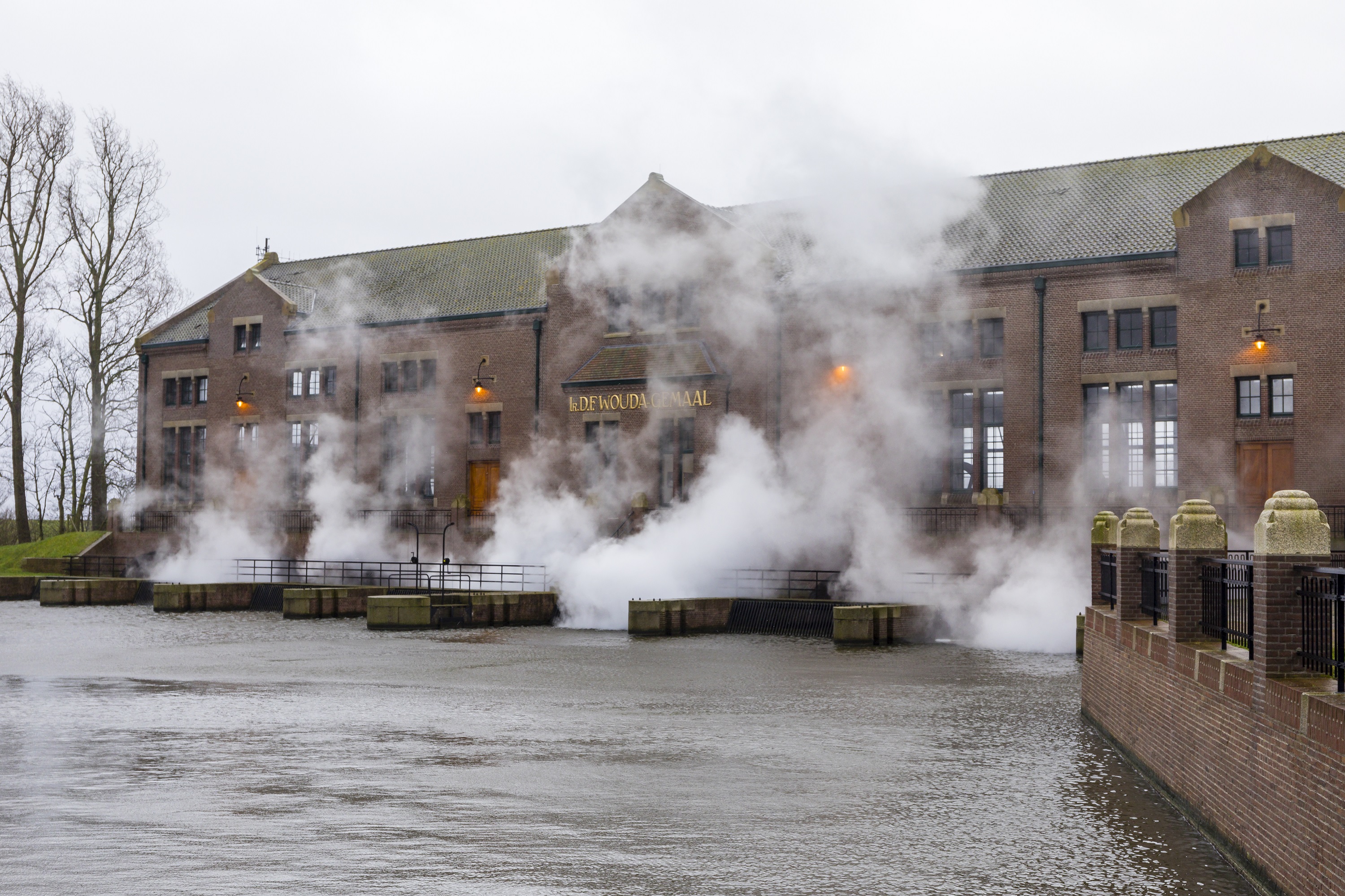 Woudagemaal in herfstvakantie onder stoom