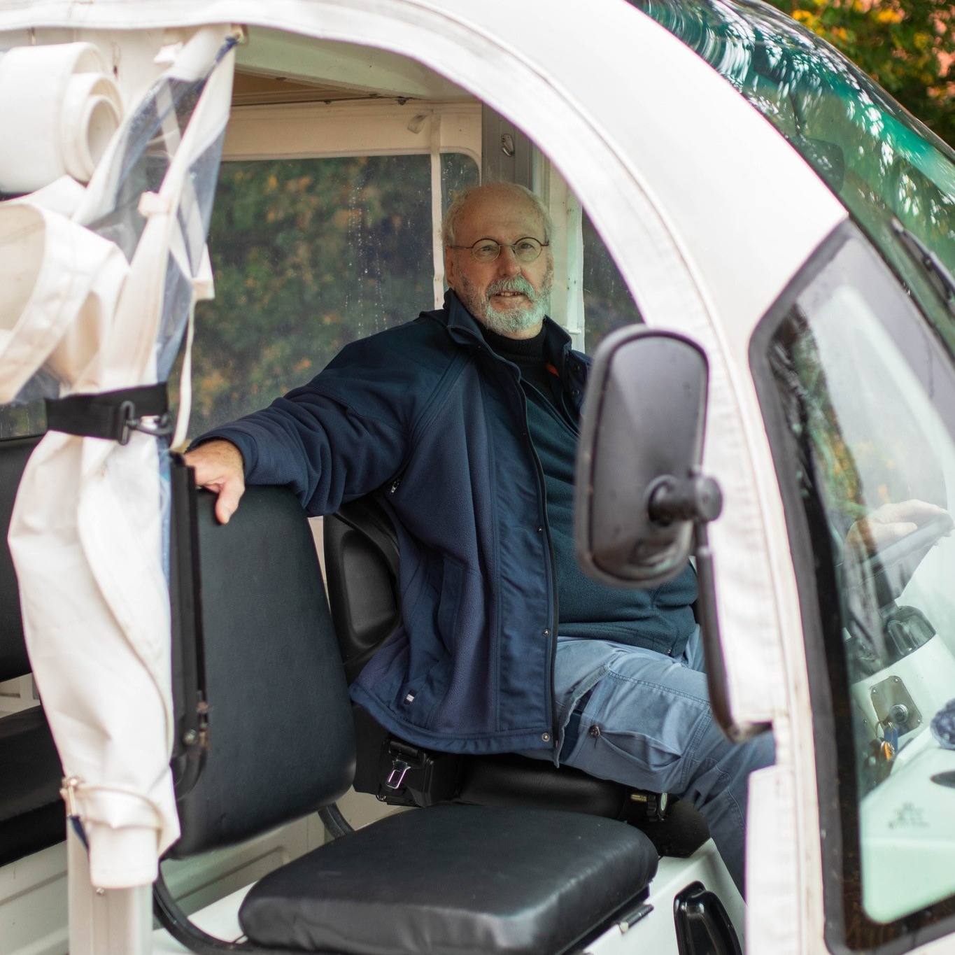 Shuttlechauffeur bij het Woudagemaal