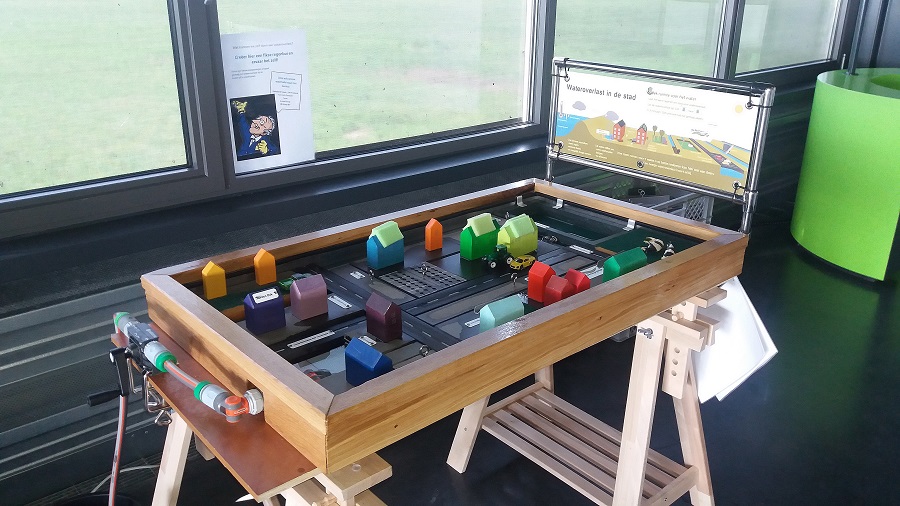 Watertafel: spelen met oplossingen tegen wateroverlast in de buurt