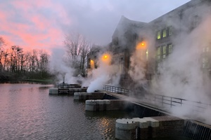 Woudagemaal onder stoom Woudagemaal onder stoom