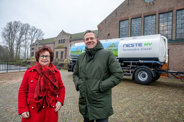 Woudagemaal stoomt op duurzame diesel